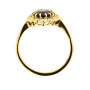 MS4359 Vintage Sapphire & Diamond Ring (1)