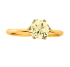 Vintage 18ct Gold & Platinum Diamond Ring