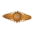 Vintage 15ct Gold Pearl Brooch