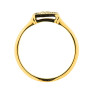 OS149 Vintage 18ct & Platinum Tablet ring (1)