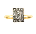 Vintage 18ct & Platinum Diamond Ring