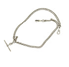 Vintage Silver Albert Chain