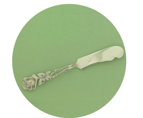 Vintage Silver Butter Knife