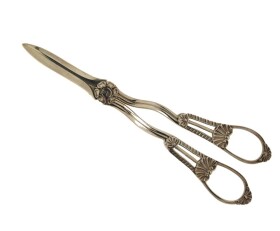 Antique Silver Grape Scissors