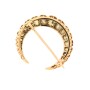 VAN1 Vintage Diamond Crescent Brooch (3)