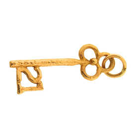 Vintage 9ct Gold Key Charm