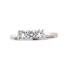 Contemporary 18ct White Gold Diamond Ring