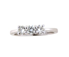 Contemporary 18ct White Gold Diamond Ring