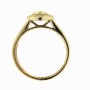 VOS16 18ct Gold Diamond Halo Ring